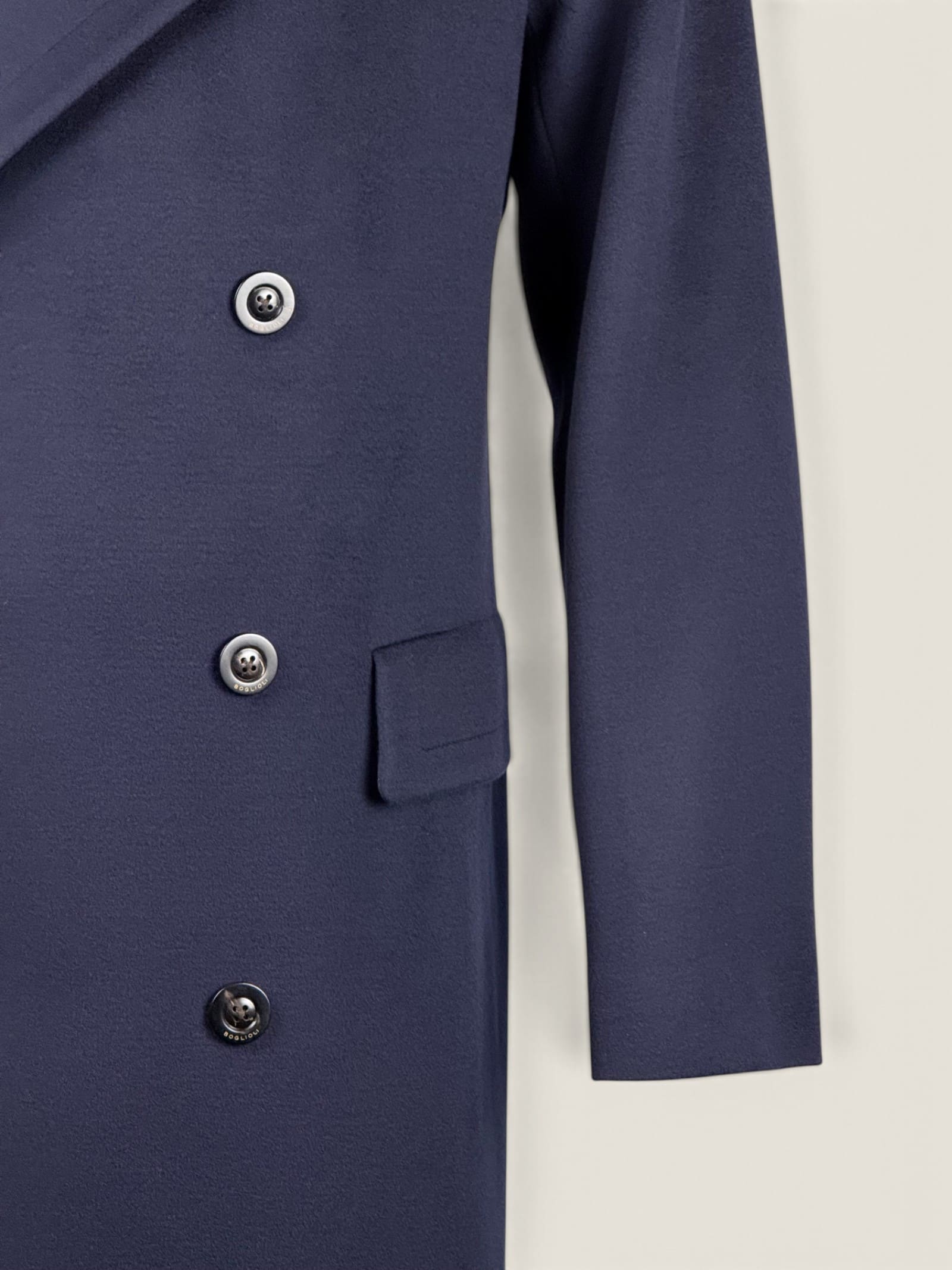 Cappotto Boglioli Blu 