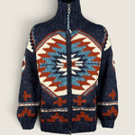 Maglione Frantic Blue/ruggine 