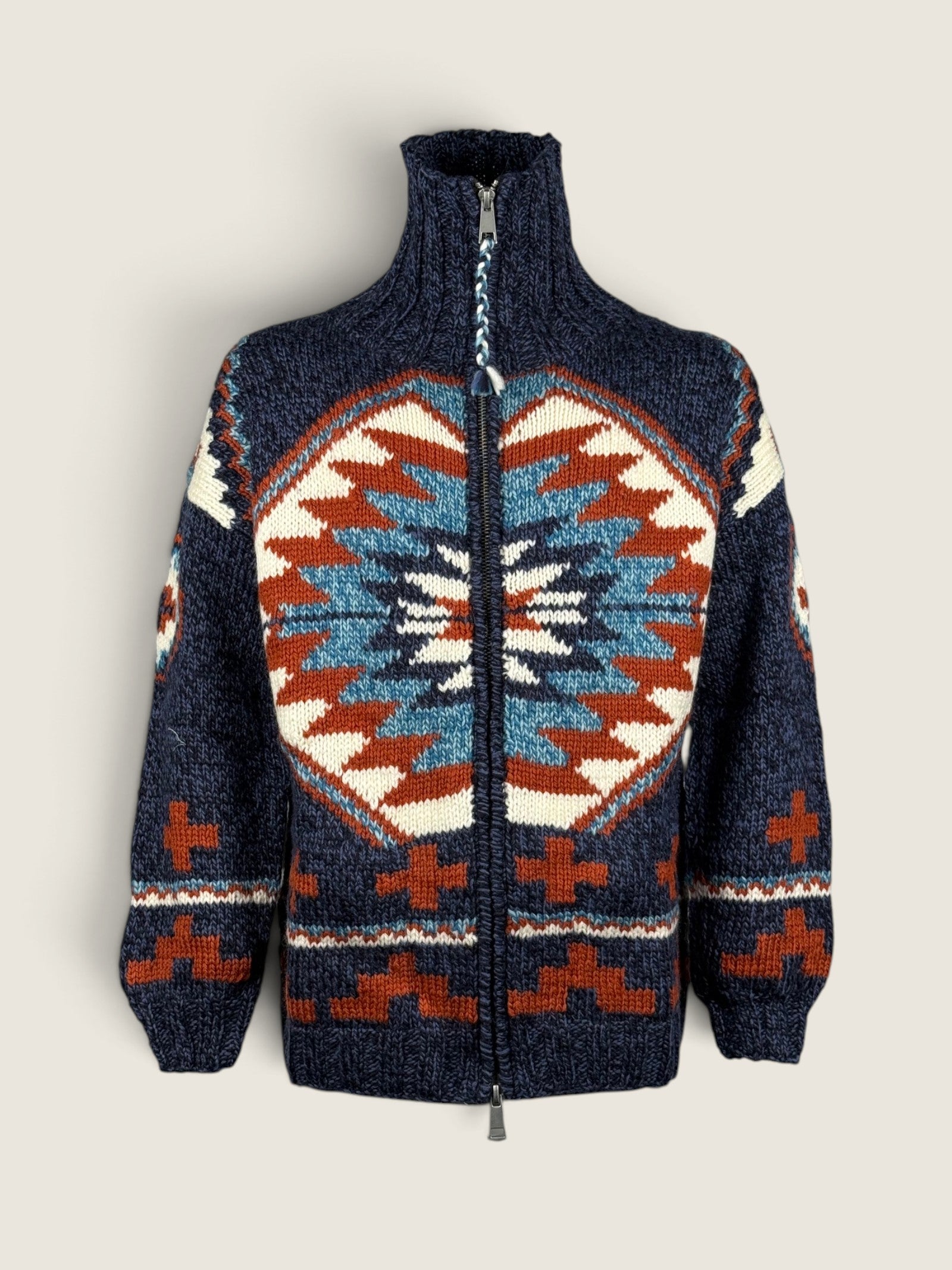 Maglione Frantic Blue/ruggine 