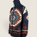 Maglione Frantic Blue/ruggine 