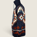 Maglione Frantic Blue/ruggine 