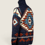 Maglione Frantic Blue/ruggine 
