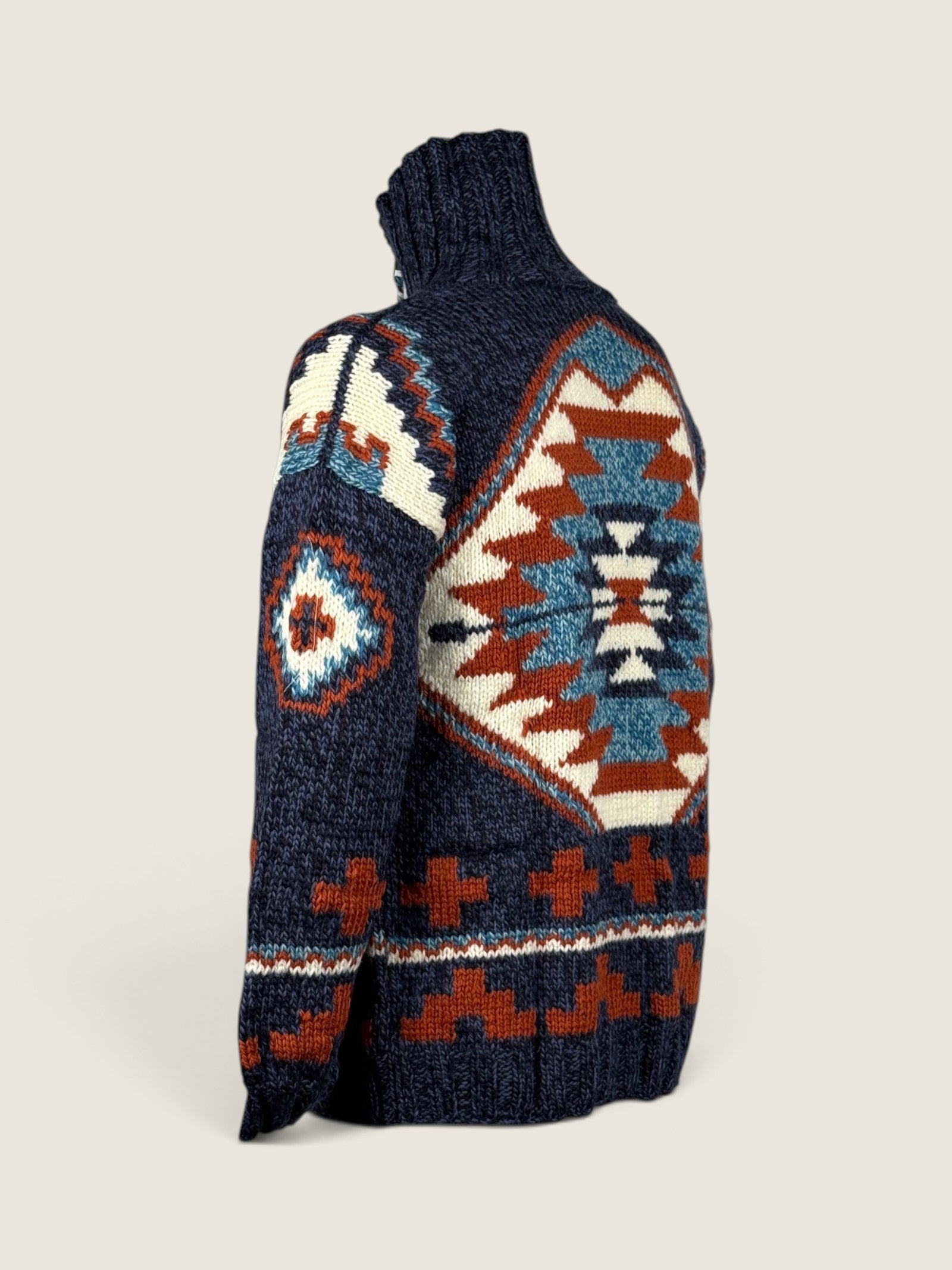 Maglione Frantic Blue/ruggine 