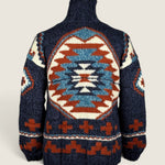 Maglione Frantic Blue/ruggine 