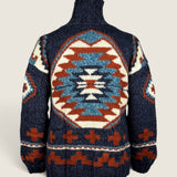 Maglione Frantic Blue/ruggine 