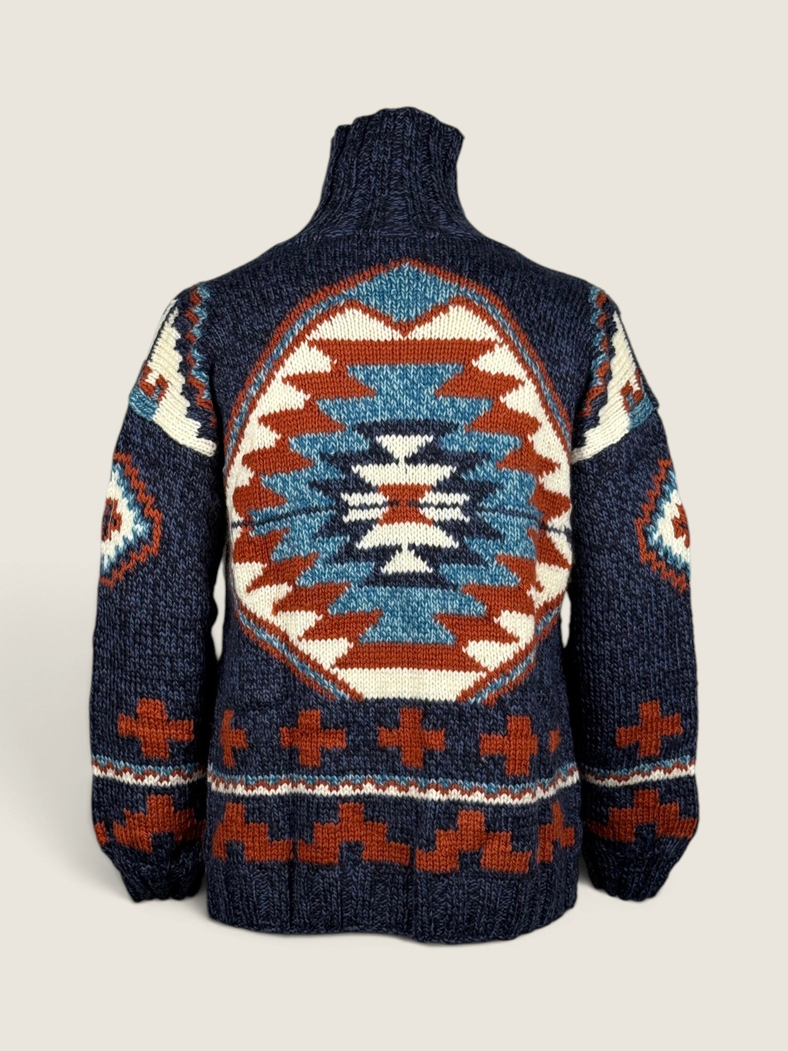Maglione Frantic Blue/ruggine 
