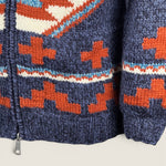Maglione Frantic Blue/ruggine 