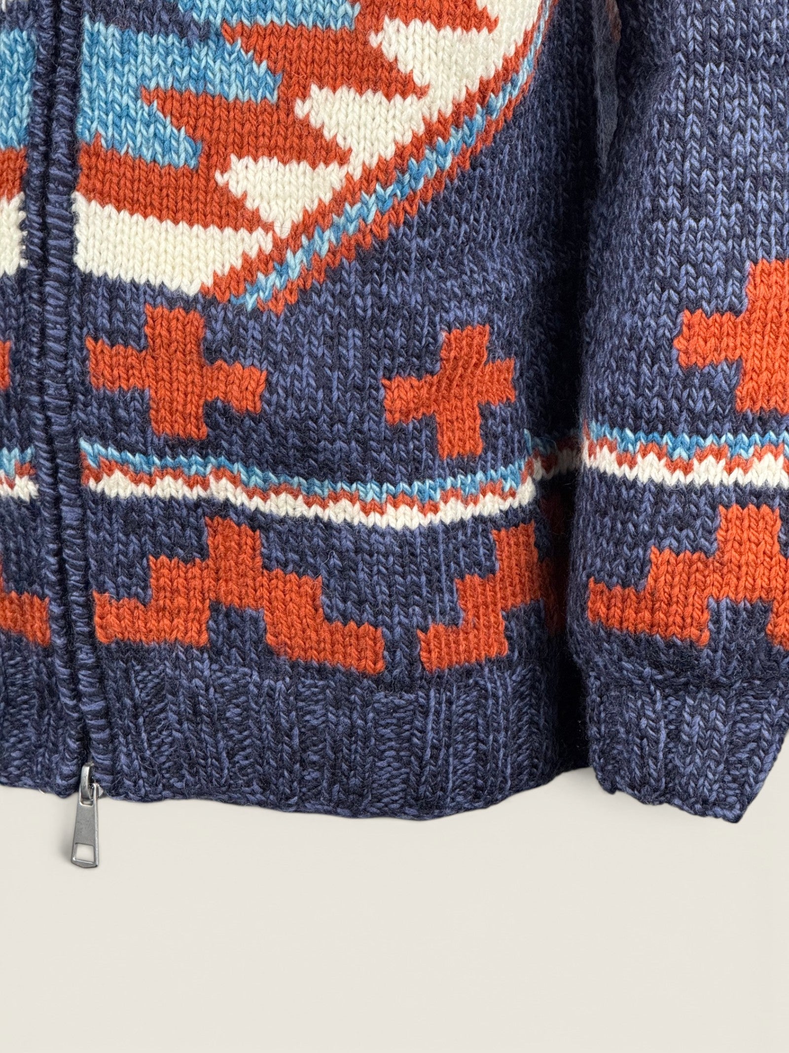 Maglione Frantic Blue/ruggine 