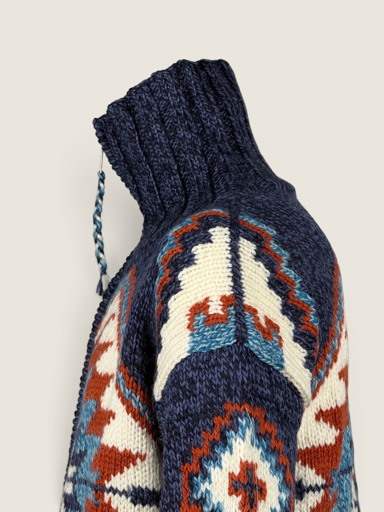 Maglione Frantic Blue/ruggine 