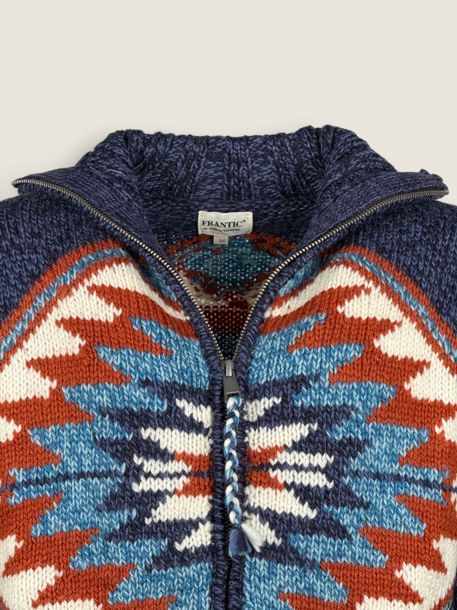 Maglione Frantic Blue/ruggine 