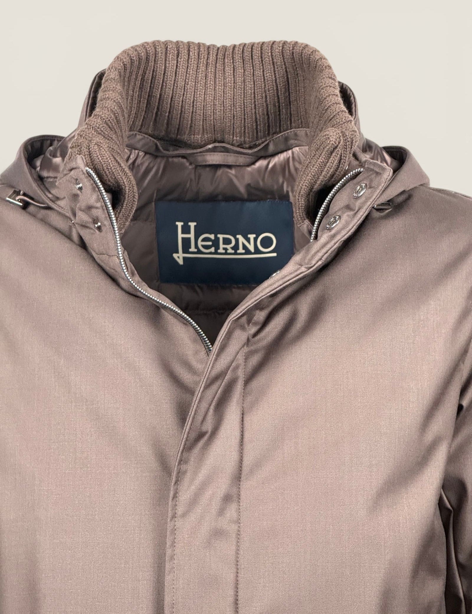 Giaccone Herno Marrone 