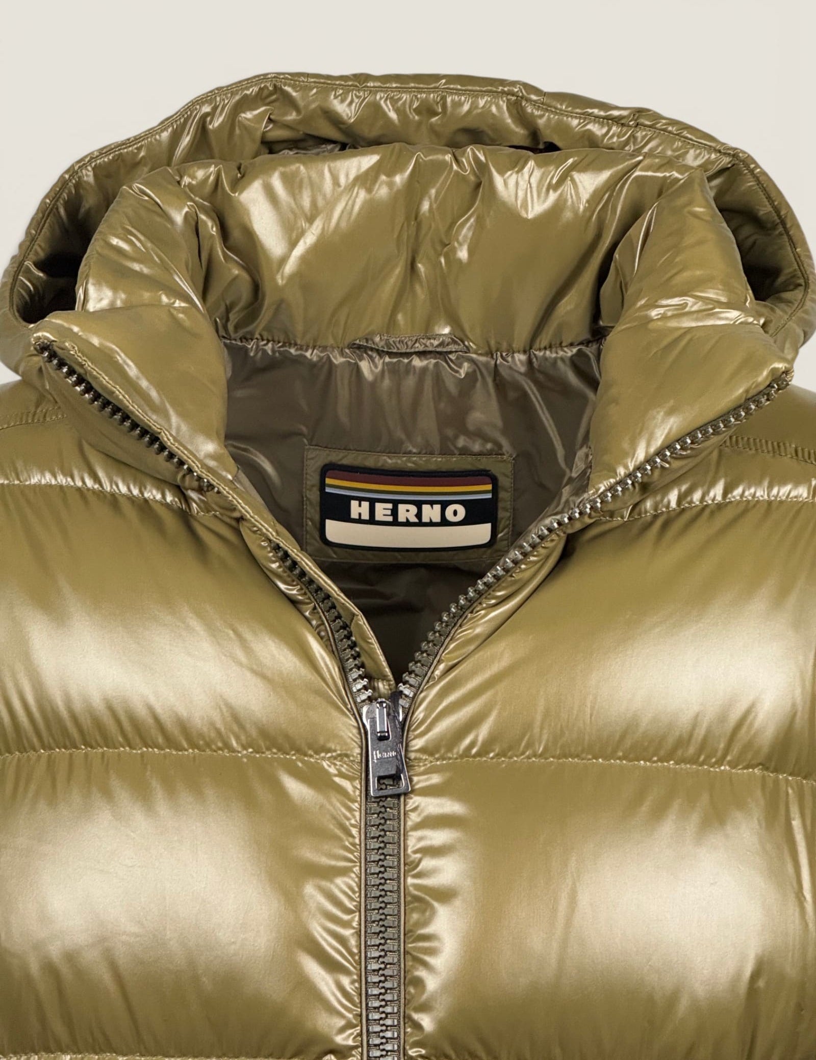 Piumino Herno Verde militare 