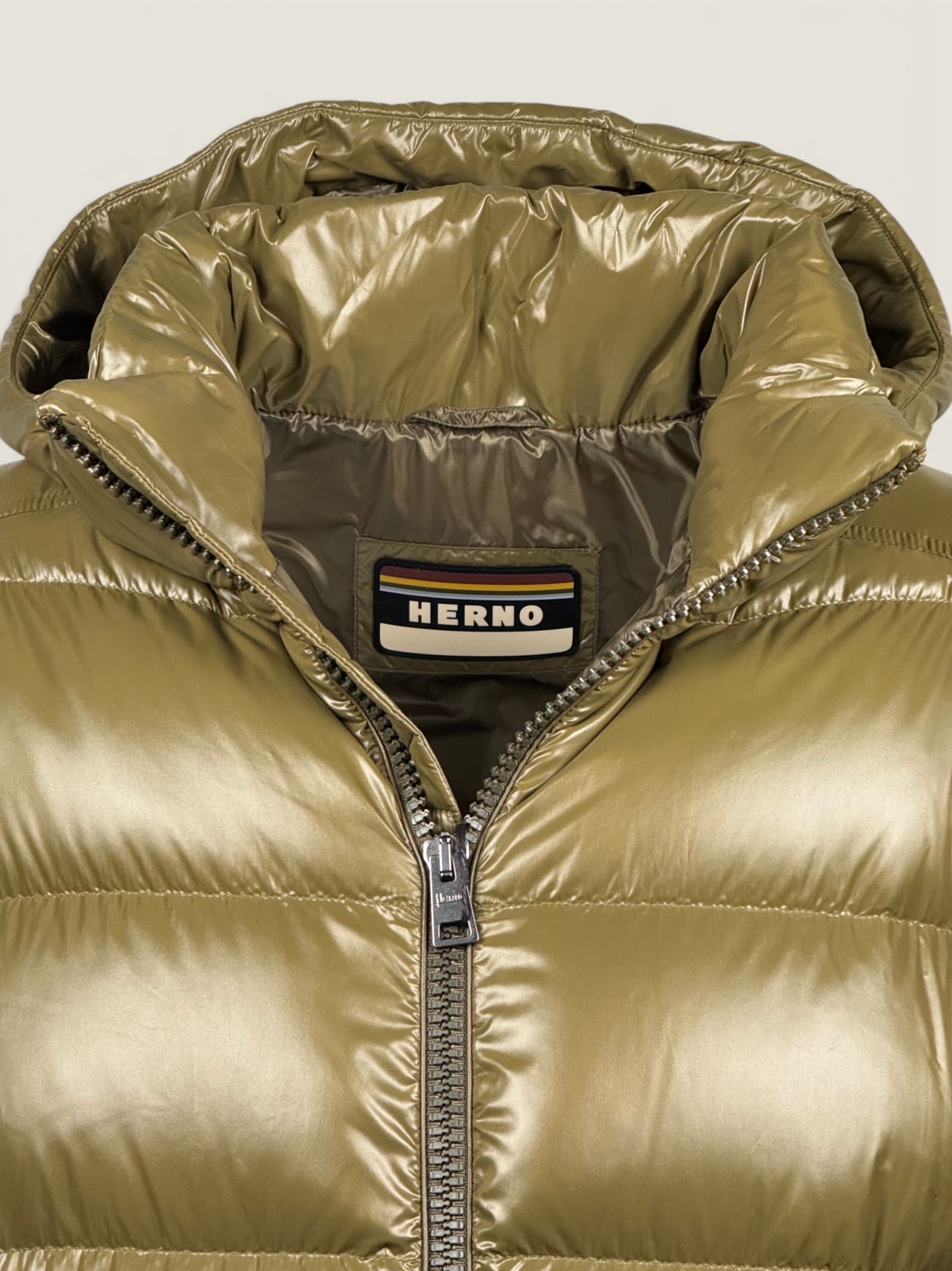 Piumino Herno Verde militare 