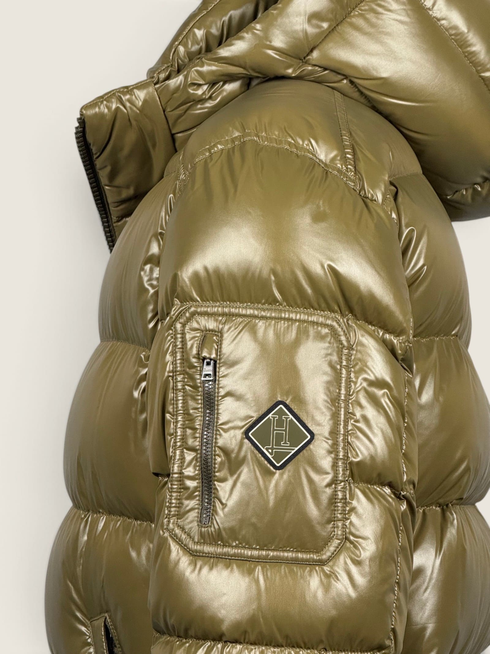 Piumino Herno Verde militare 
