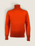 Malo Orange Turtleneck