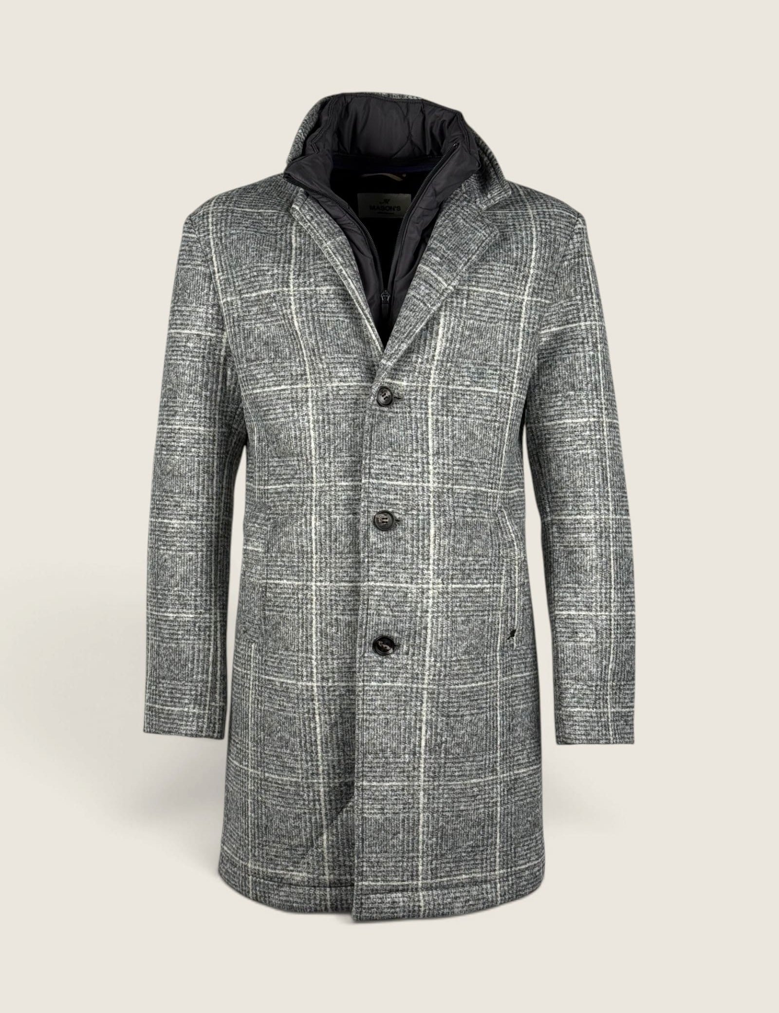 Cappotto Mason's Grigio perla 