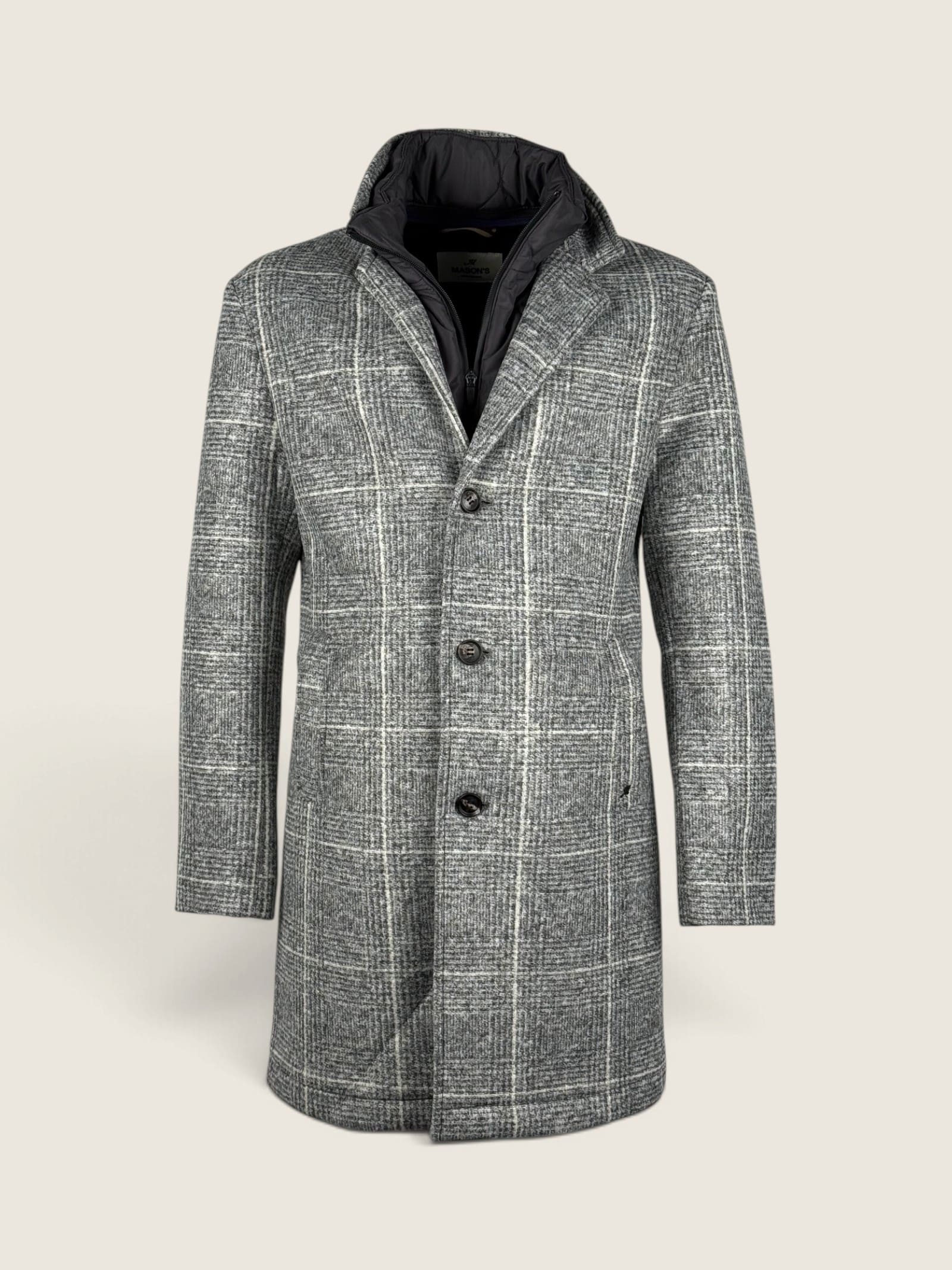 Cappotto Mason's Grigio perla 