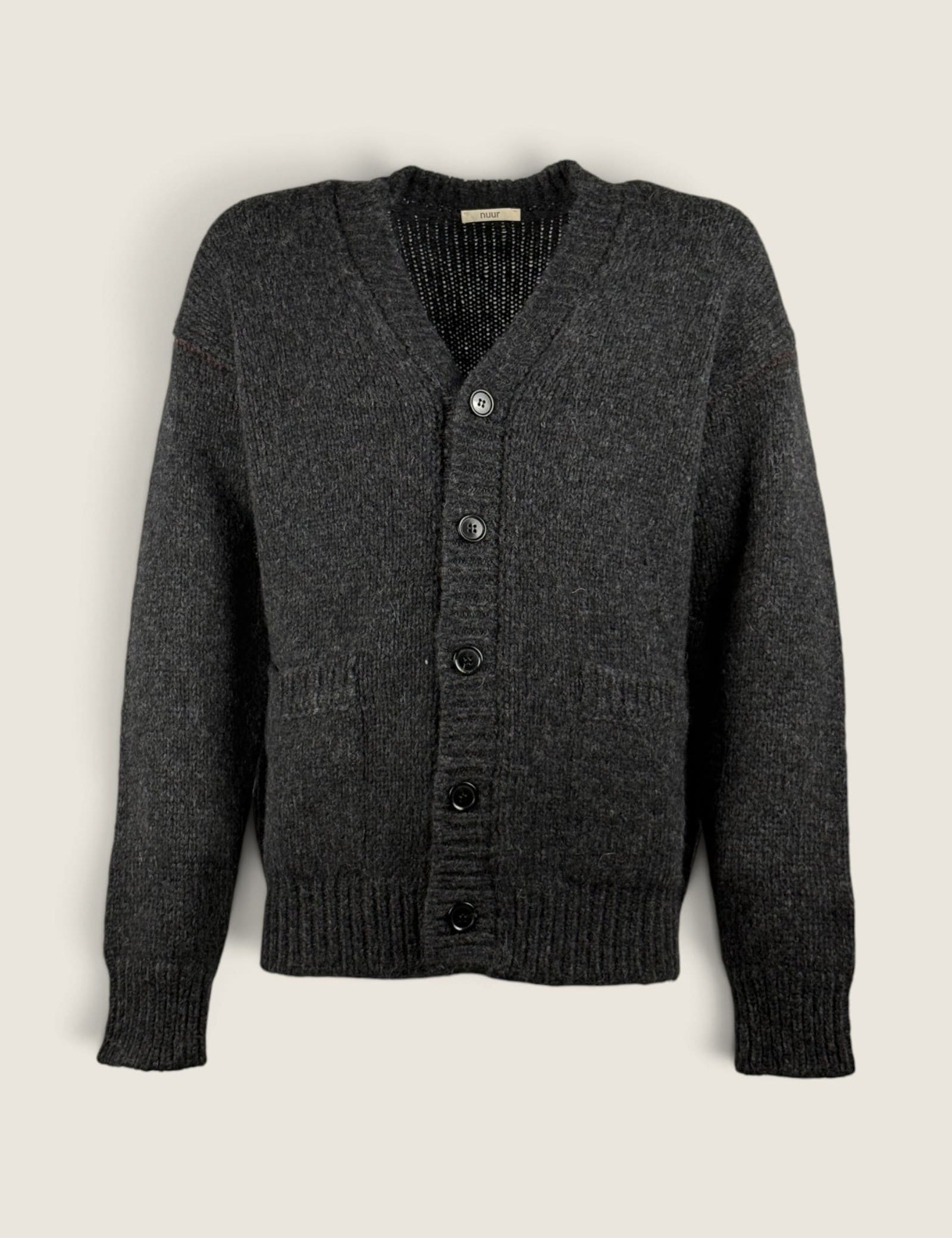 Cardigan Nuur by Roberto Collina Antracite 