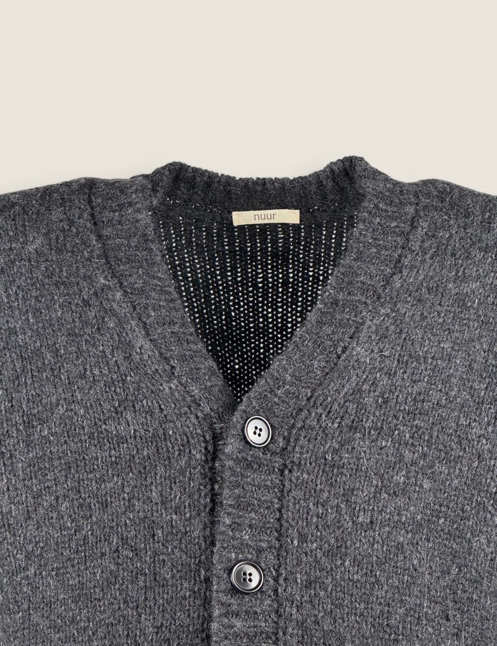 Cardigan Nuur by Roberto Collina Antracite 