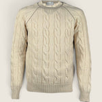 Girocollo Settefili Cashmere Topo 