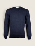Girocollo Settefili Cashmere Blu