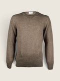 Girocollo Settefili Cashmere Tortora