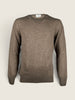 Girocollo Settefili Cashmere Tortora