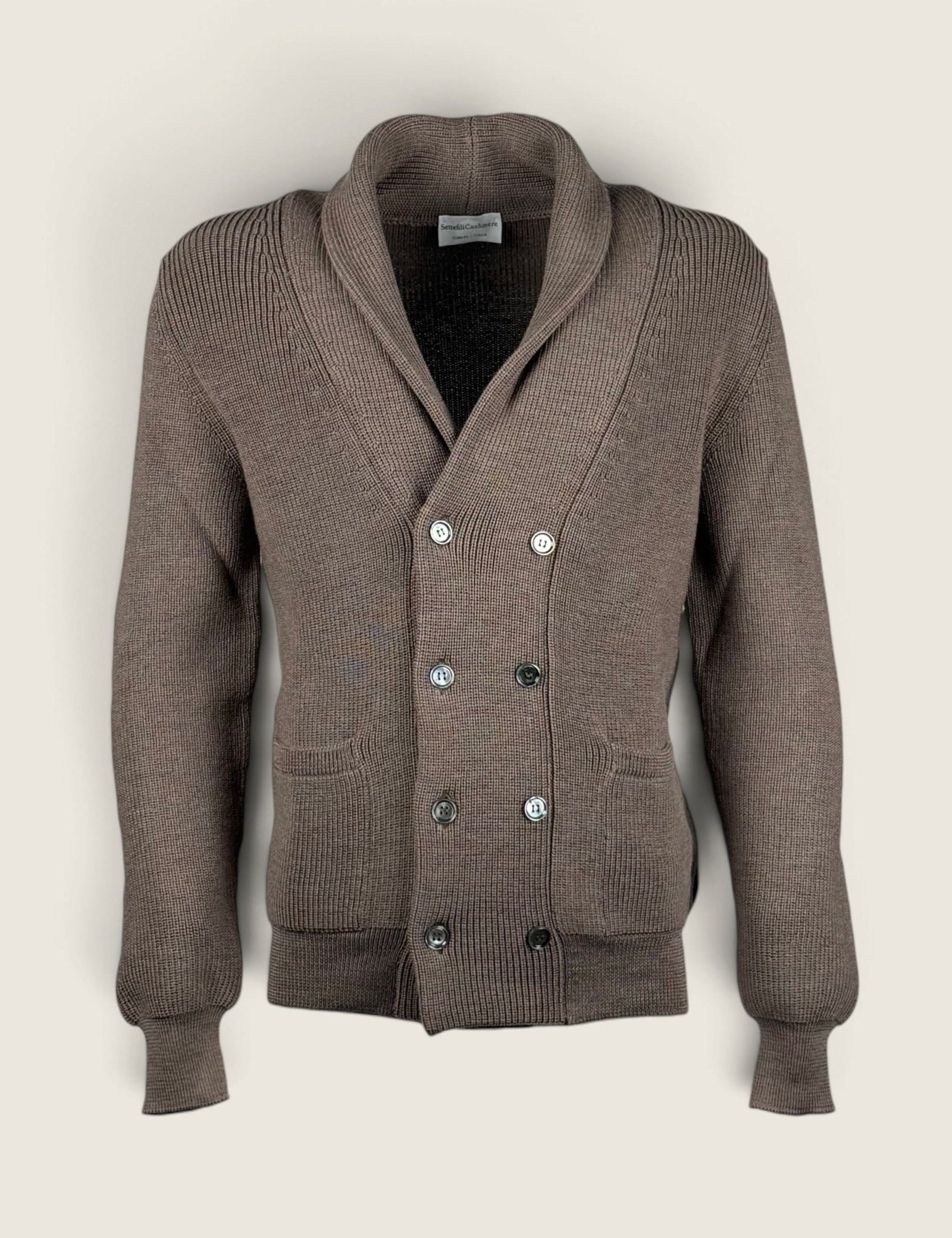 Cardigan Settefili Cashmere Tortora 