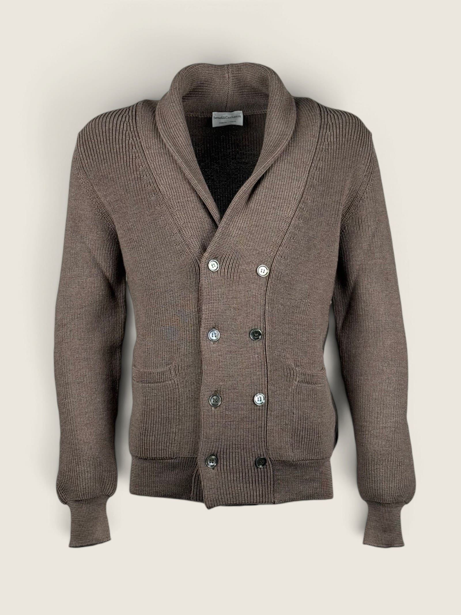 Cardigan Settefili Cashmere Tortora 