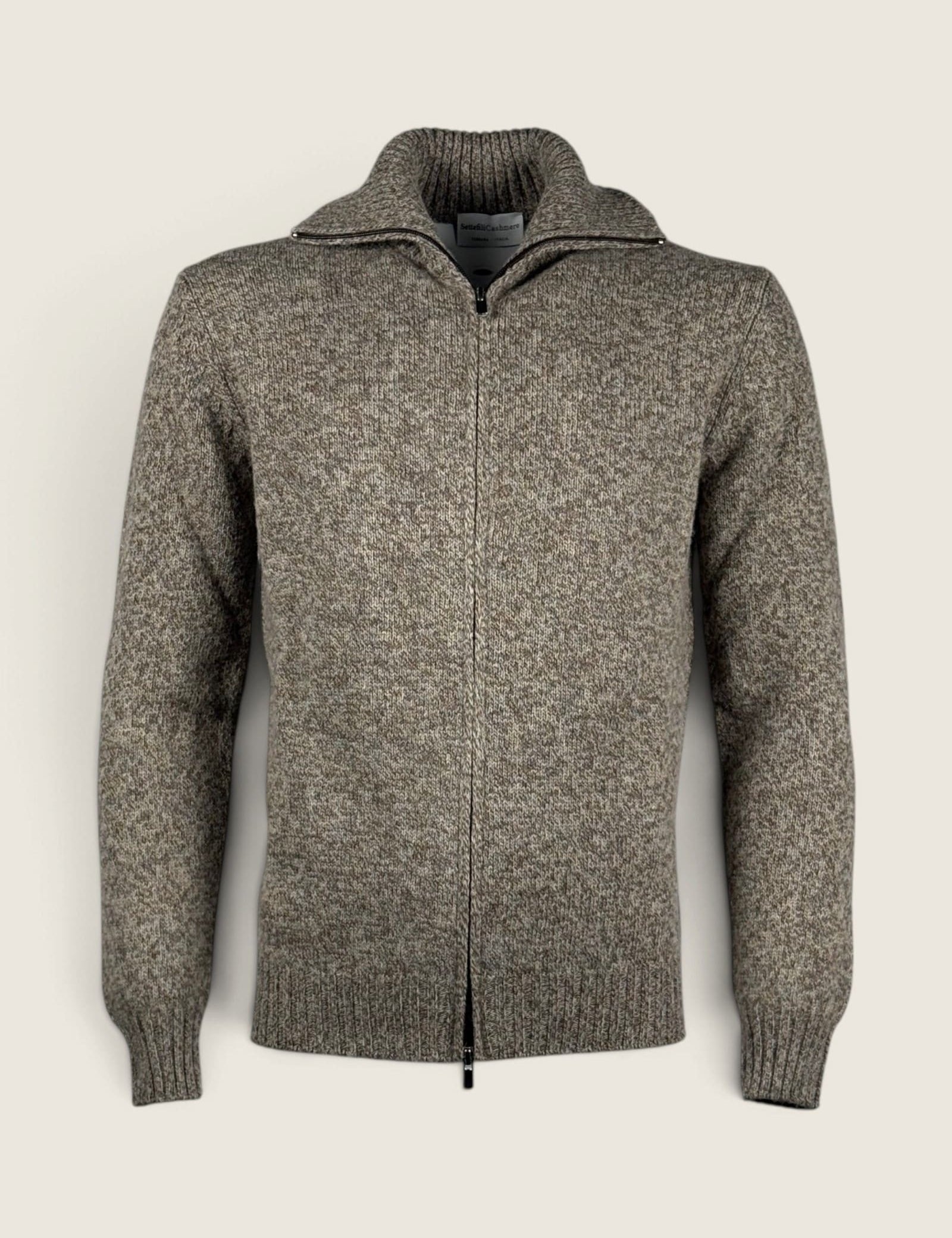 Maglia Settefili Cashmere Azzurro/moro 
