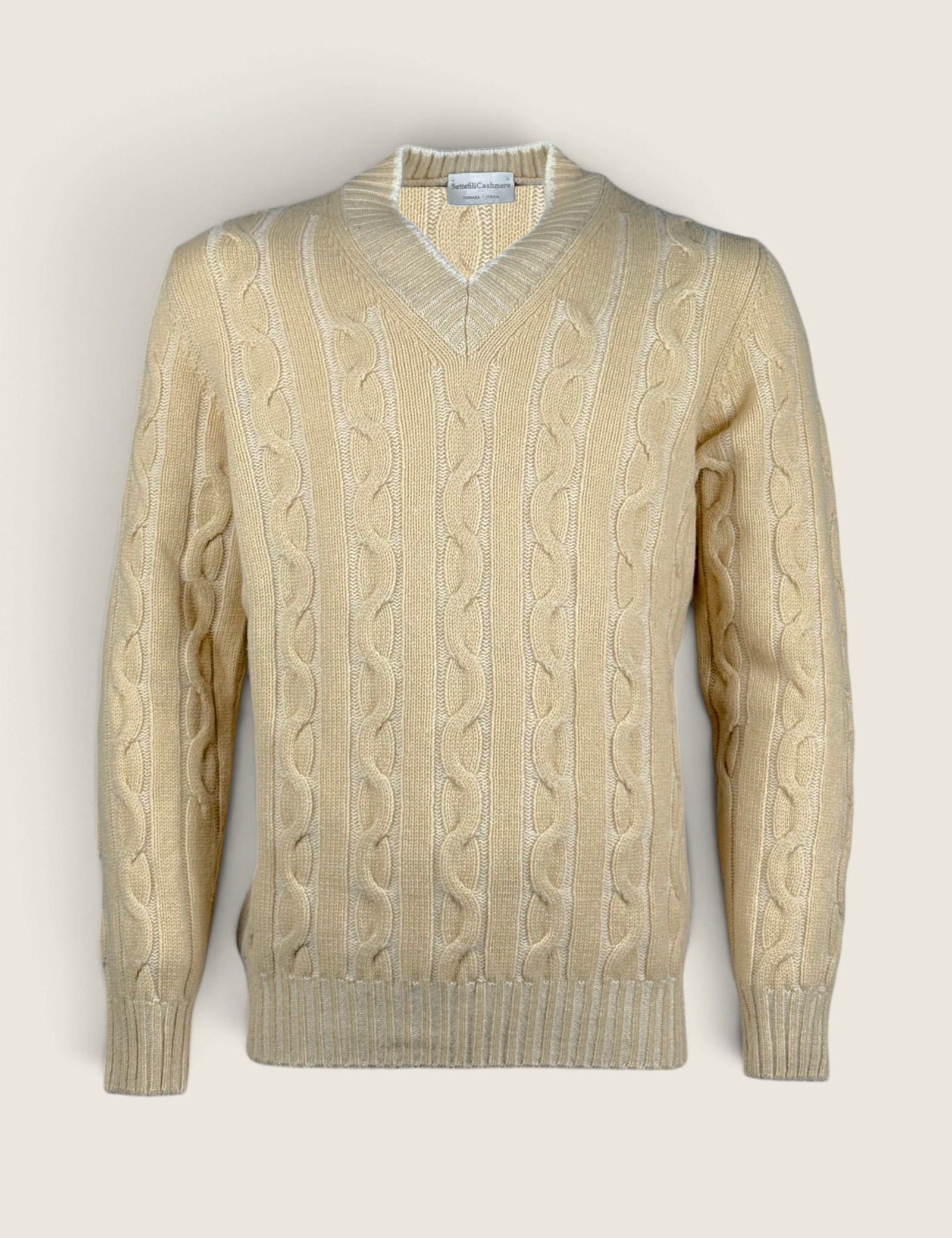 Maglia Settefili Cashmere Burro 