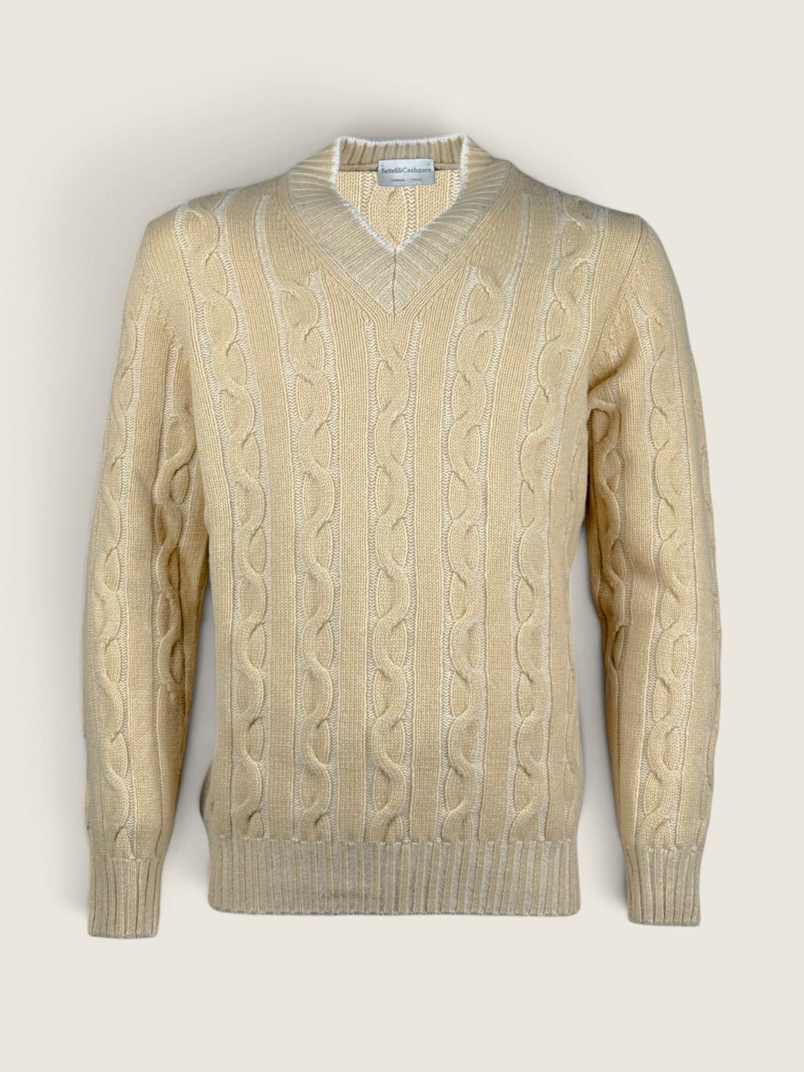 Maglia Settefili Cashmere Burro 
