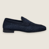 Mocassini Santoni Blu 