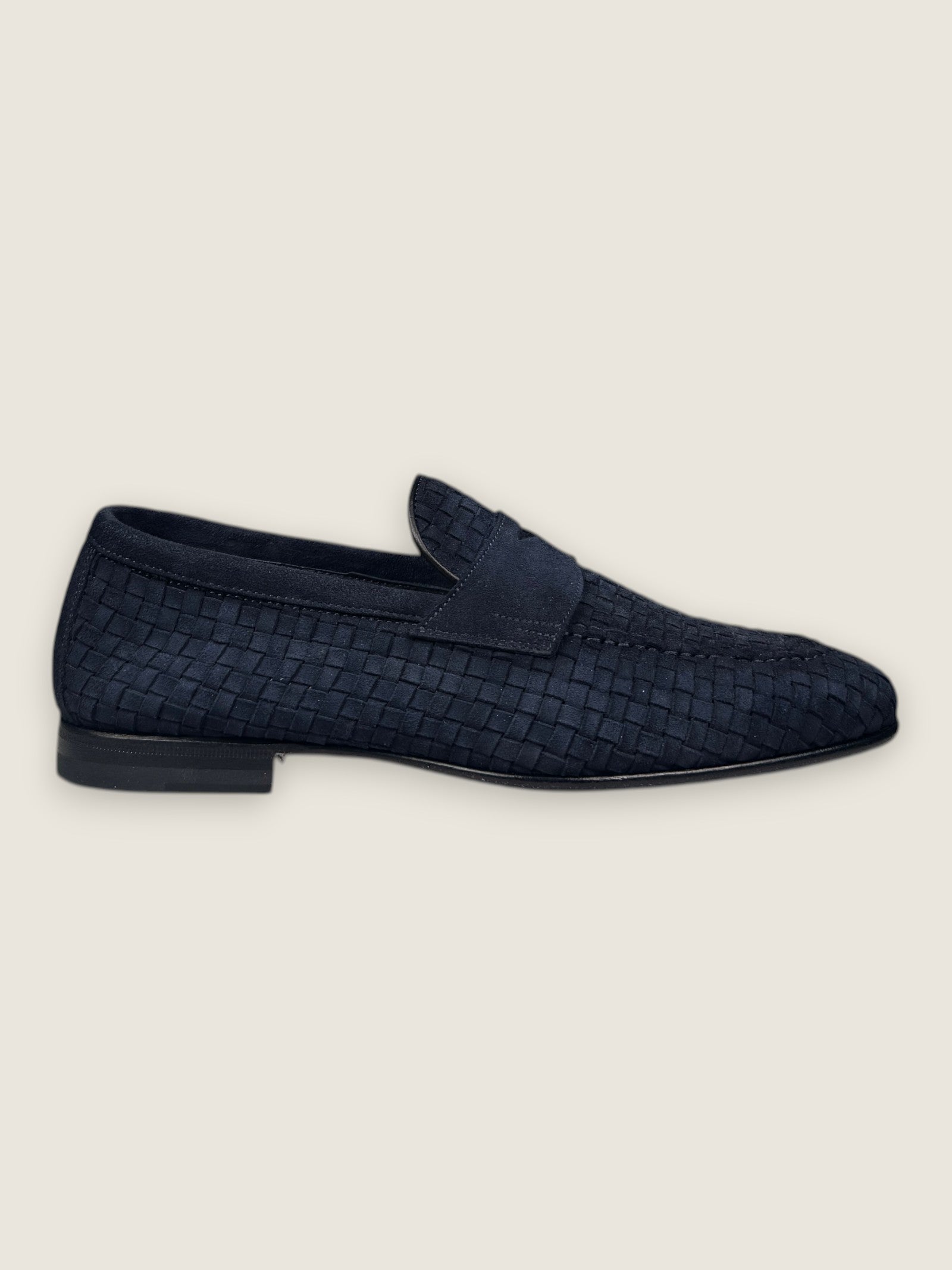 Mocassini Santoni Blu 