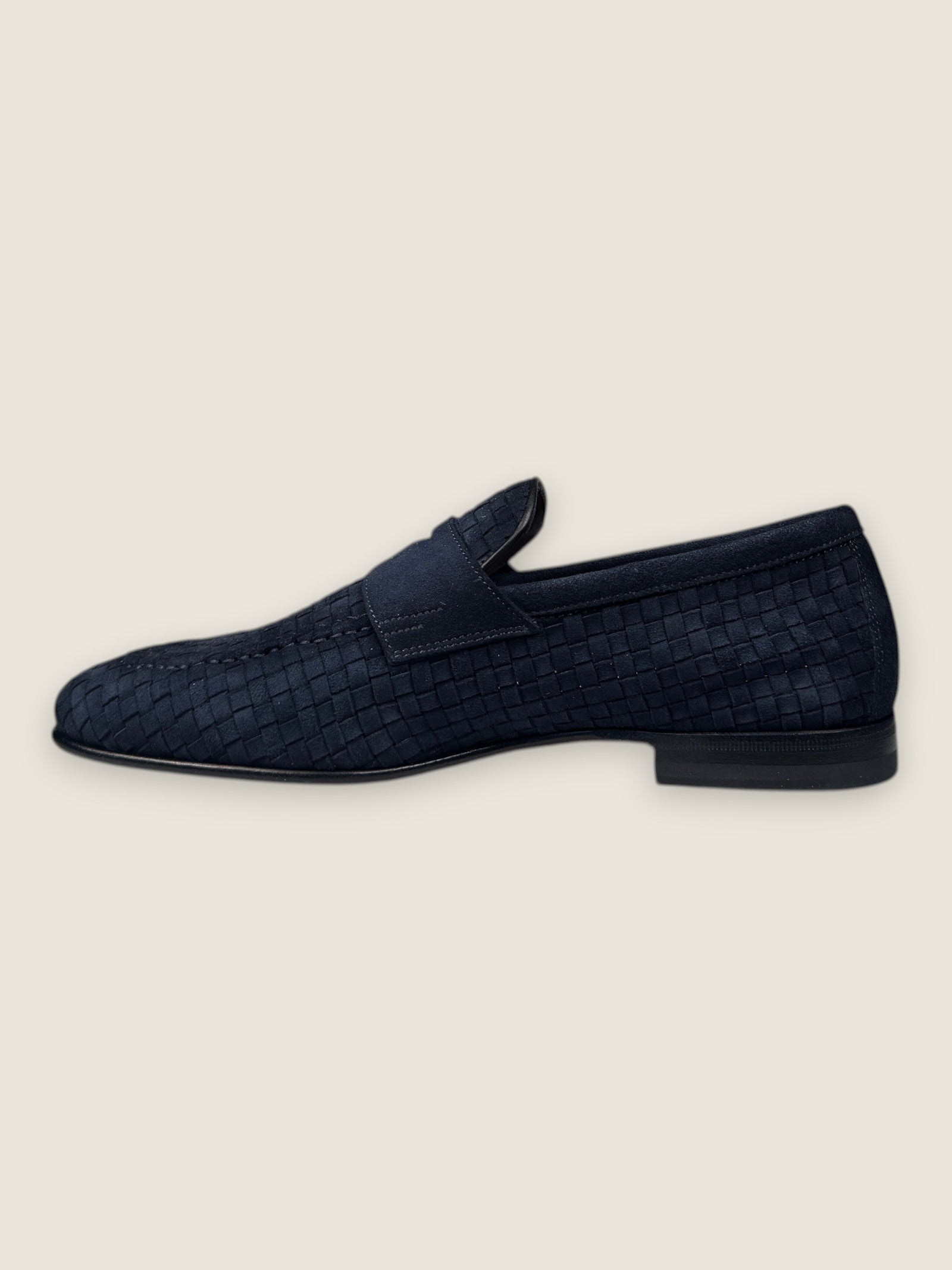 Mocassini Santoni Blu 
