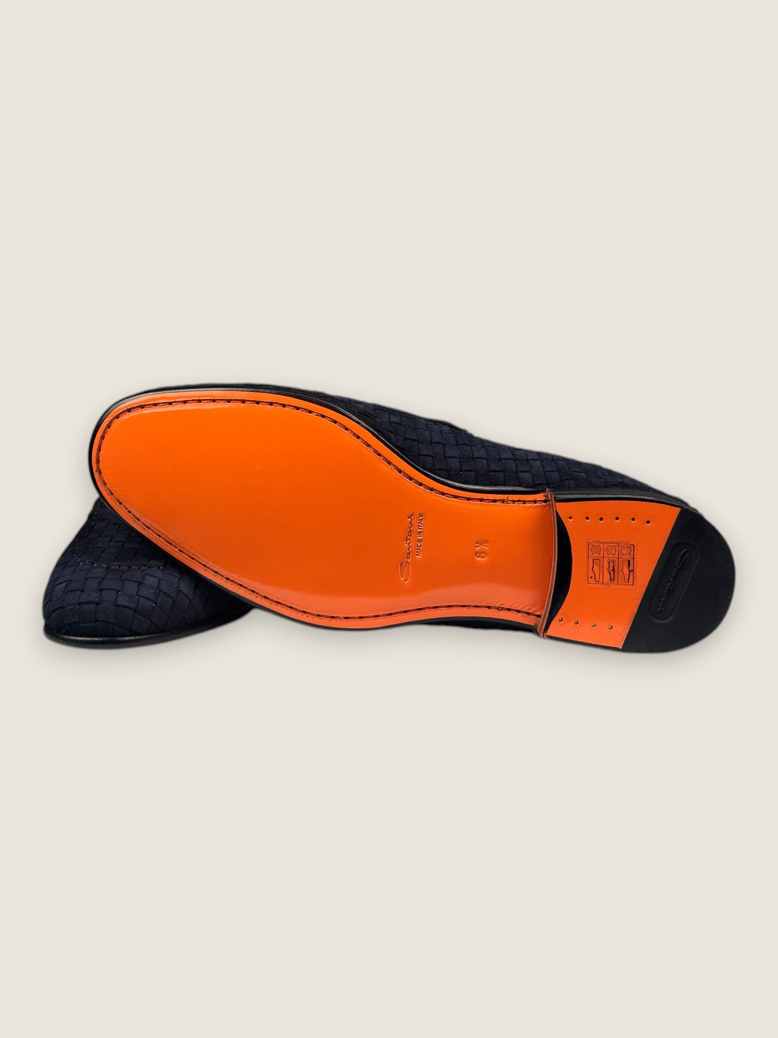 Mocassini Santoni Blu 