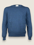 Girocollo Settefili Cashmere Denim