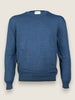 Girocollo Settefili Cashmere Denim