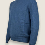 Girocollo Settefili Cashmere Denim 