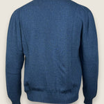 Girocollo Settefili Cashmere Denim 