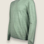 Girocollo Settefili Cashmere Verde 