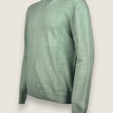 Girocollo Settefili Cashmere Verde 