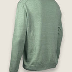 Girocollo Settefili Cashmere Verde 