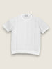 Girocollo Settefili Cashmere Bianco