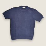 Girocollo Settefili Cashmere Blu 