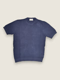 Girocollo Settefili Cashmere Blu