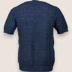 Girocollo Settefili Cashmere Blu 