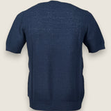 Girocollo Settefili Cashmere Blu 