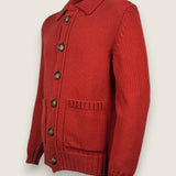 Cardigan Settefili Cashmere Corallo 