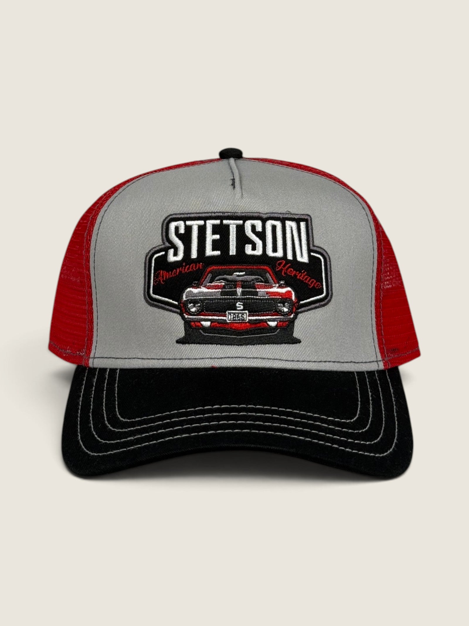 Cappello Stetson Nero/rosso 